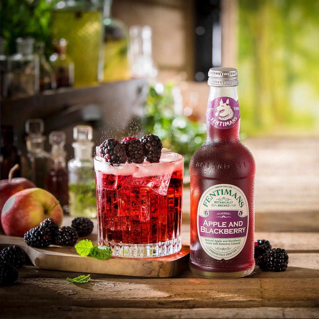Лимонад Фентиманс «Яблоко и Ежевика» (Fentimans Apple & Blackberry)